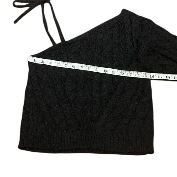 Wild Fable Black One-Shoulder Sweater, Size M, NWT - Picture 7 of 11